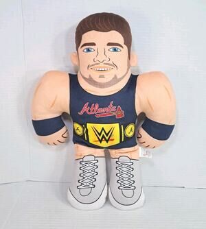 Atlanta Braves Austin Riley 3:16 WWE MLB Wrestling Pillow Buddy Plush 17" 2022